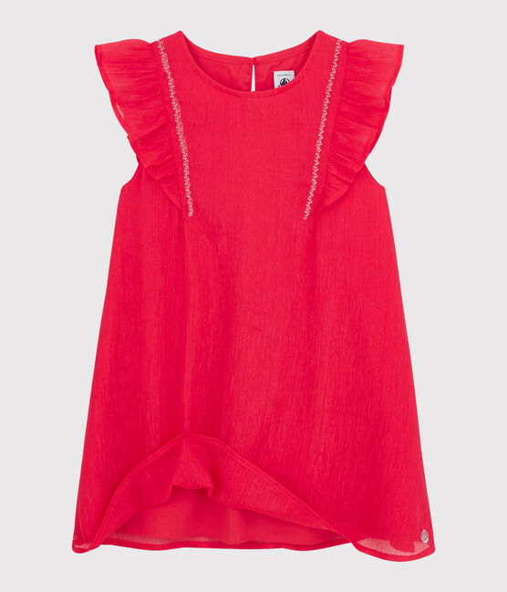 Vestido de celebración de crepé de niña GROSEILLER