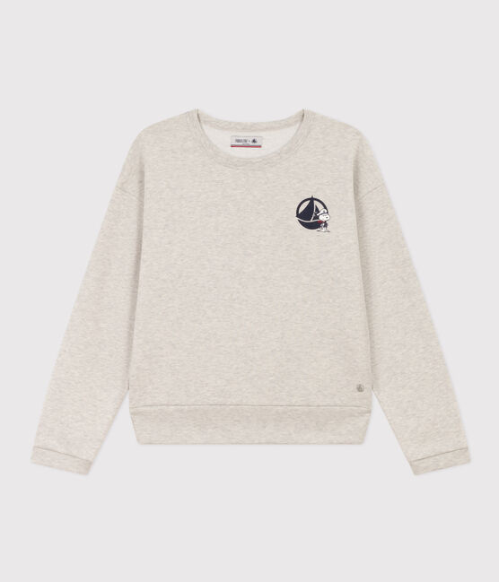 Sudadera de felpa para mujer gris BELUGA CHINE