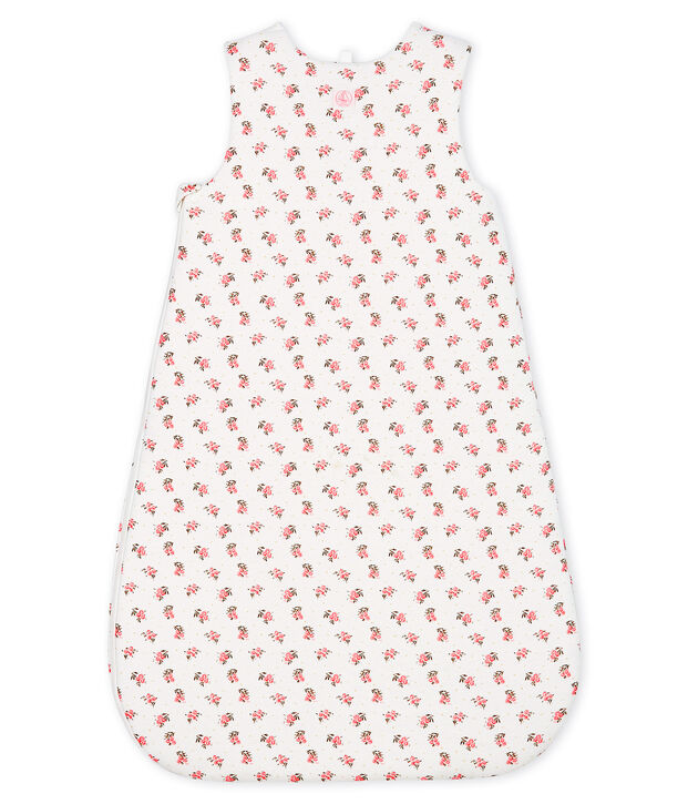 Saco de terciopelo para beb&eacute; blanco/multicolor