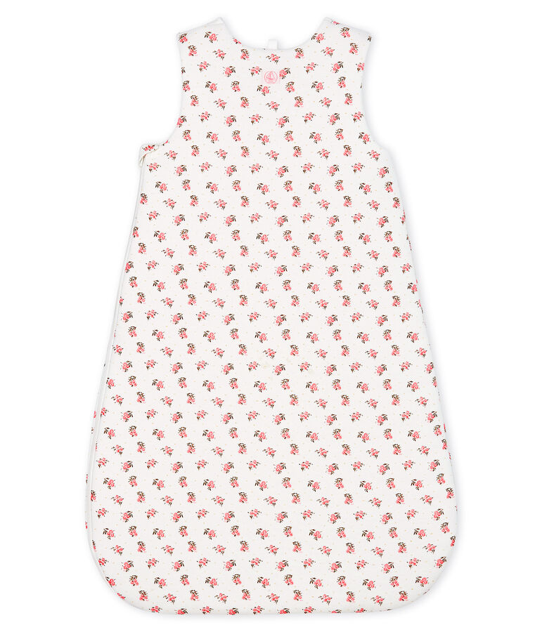 Saco de terciopelo para beb&eacute; blanco/multicolor