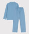 Pijama de punto para niño azul AZUL