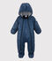 Buzo estampado de bebé azul MEDIEVAL/blanco MULTICO