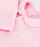 Pijama de terciopelo con cuello liso para bebé rosa MARQUISE