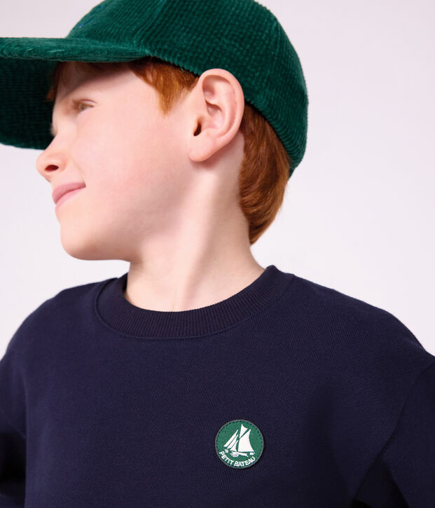 Sudadera infantil lisa de algod&oacute;n SMOKING