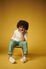 Pantalón de sarga de niño verde ALOEVERA