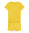 Pijama corto de punto para niña amarillo HONEY/blanco MARSHMALLOW