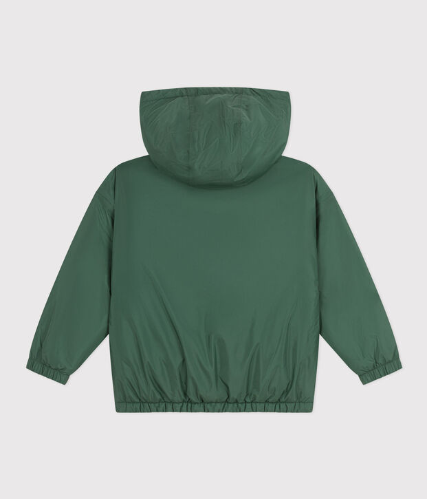 Cortavientos c&aacute;lido de ni&ntilde;o verde