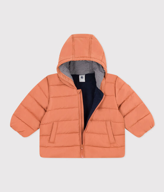 Abrigo con forro polar de bebé rosa SIENNA