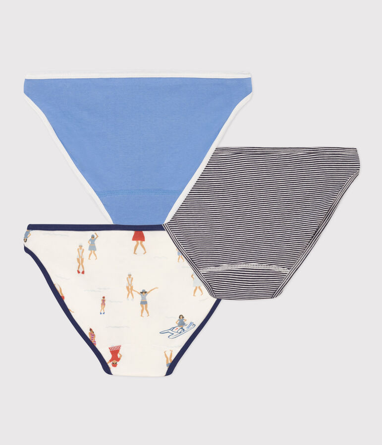 Juego de 3 braguitas de algod&oacute;n para mujer variante 1