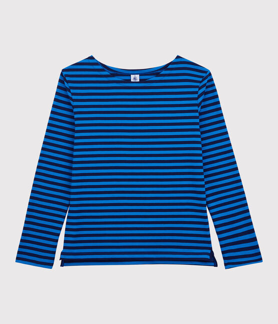 Camiseta marinera de algodón de mujer azul SMOKING/ RUISSEAU