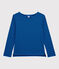 Camiseta marinera de algodón de mujer azul SMOKING/ RUISSEAU