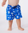 Bañador con estampado de playa para bebé azul PORCELANA/ MARSHMALLOW