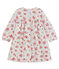 Vestido de manga larga estampado para bebé niña gris BELUGA/blanco MULTICO