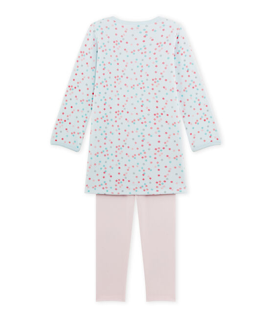 Camisón de terciopelo para niña rosa VIENNE/azul BOCAL/ MULTICO