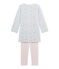 Camisón de terciopelo para niña rosa VIENNE/azul BOCAL/ MULTICO