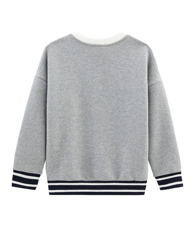 Sudadera de ni&ntilde;o gris