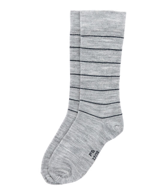Calcetines altos gris SUBWAY/azul SMOKING