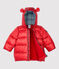 Chaqueta acolchada para bebé. rojo TERKUIT/blanco MULTICO
