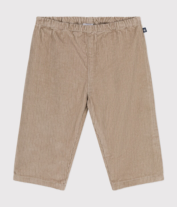 Pantal&oacute;n de pana para beb&eacute; beige
