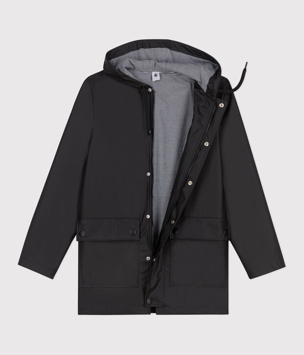 Chubasquero emblem&aacute;tico unisex negro