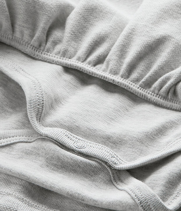 Vestido para ni&ntilde;a de manga corta gris
