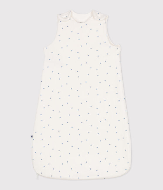 Saco de dormir para bebé en algodón estampado TOG 0.5 blanco MARSHMALLOW/azul ALASKA