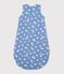 Saco para beb&eacute; de algod&oacute;n con estampado de corazones TOG 2,5 azul/blanco