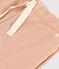 Pantalón de muletón liso para bebé beige VINTAGE