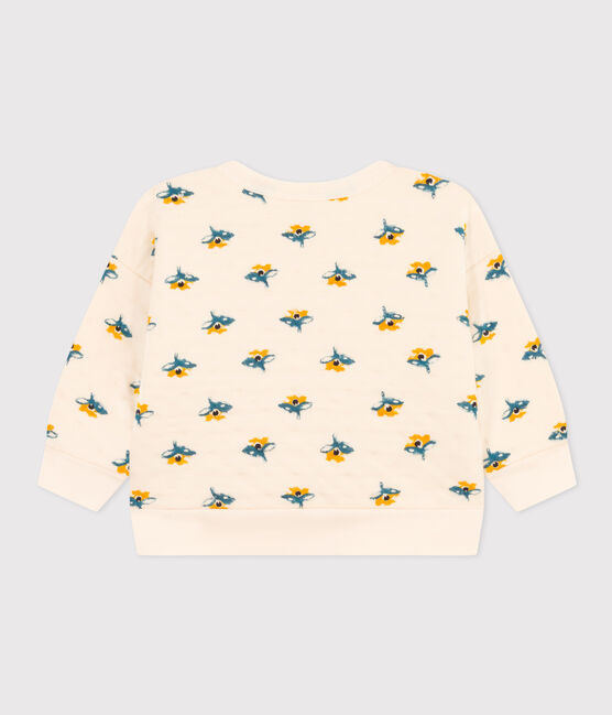 Sudadera de tejido túbico acolchado para bebé blanco AVALANCHE/ MULTICO