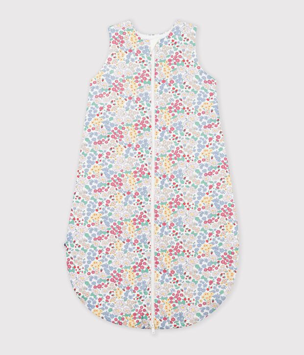 Saco para beb&eacute; de algod&oacute;n con estampado de flores TOG 2 blanco/multicolor