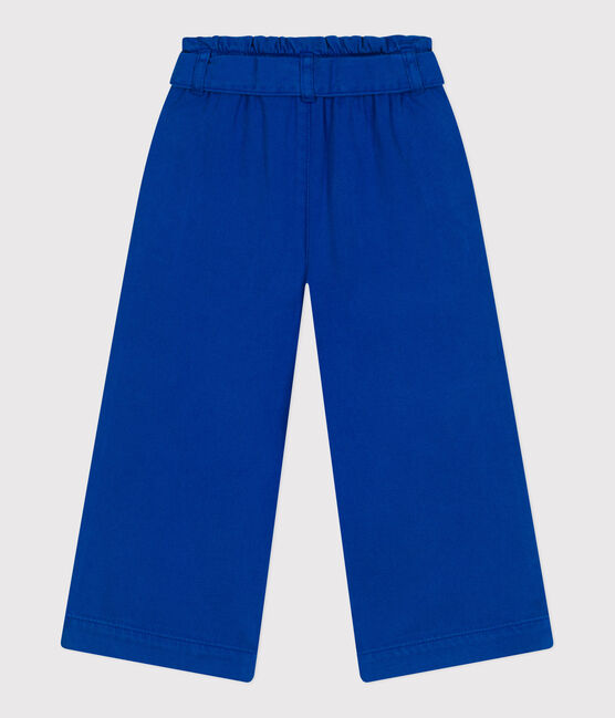 Pantalón infantil de mezcla de algodón y lyocell. azul SURF