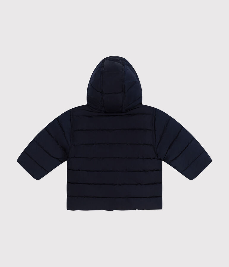 Abrigo con forro polar de beb&eacute; azul