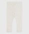 Leggings lisos de algodón para bebé beige MONTELIMAR CHINE