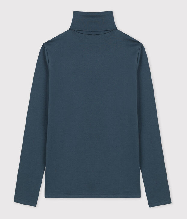 Camiseta L'ICONIQUE abrigada con cuello vuelto para mujer gris