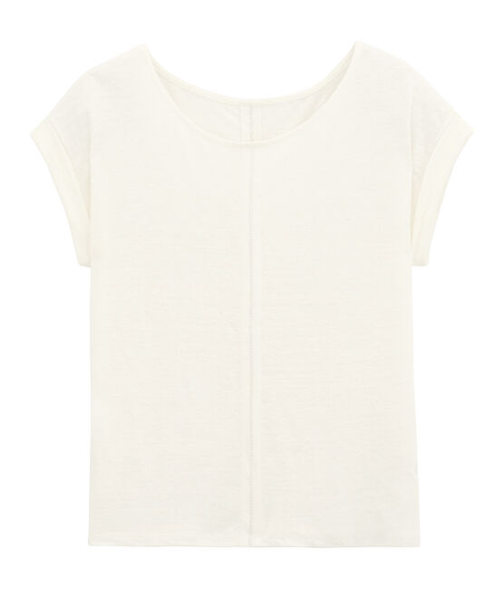 Camiseta de manga corta blanco LAIT