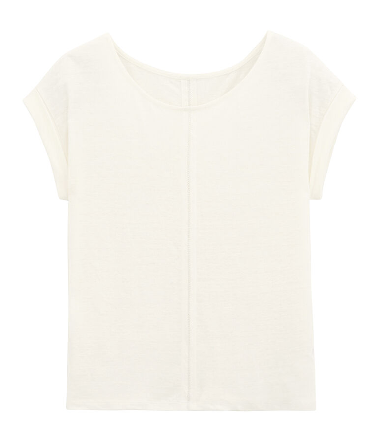 Camiseta de manga corta blanco LAIT