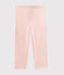 Leggings de punto de licra de niña rosa MINOIS