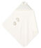 Estuche con toalla cuadrada de baño y patucos para bebé de BE y punto. blanco MARSHMALLOW/gris SCULPTURE/ MULTICO CN