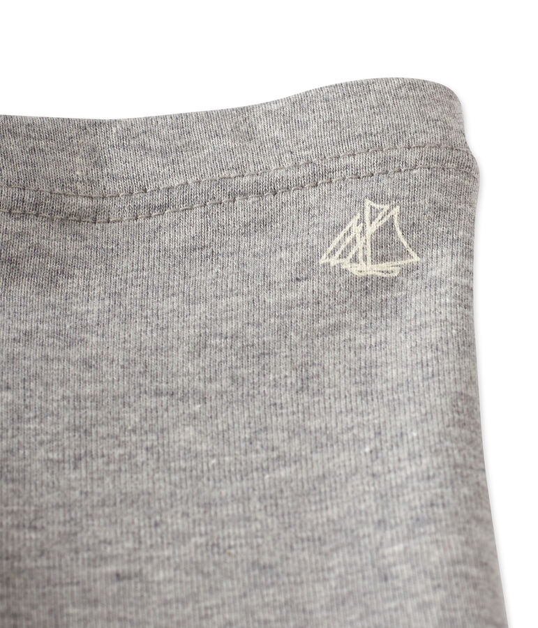 Legging para beb&eacute; ni&ntilde;a. gris SUBWAY CHINE