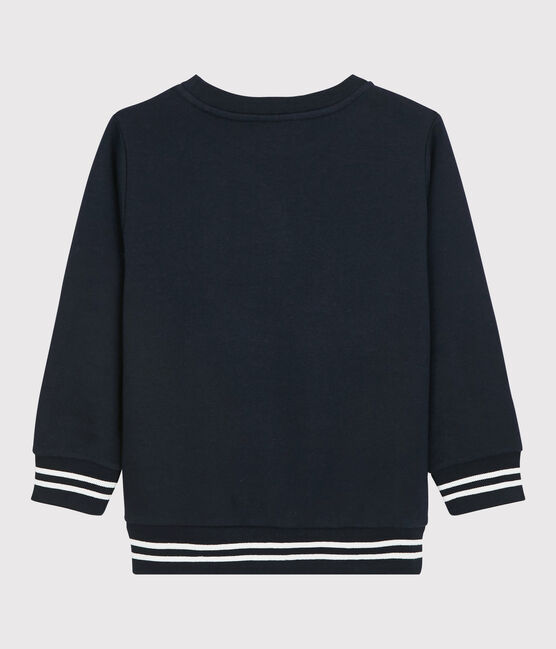 Sudadera de muletón de niño azul SMOKING