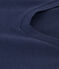 Camiseta de algodón Le Droit con cuello de pico para mujer azul SMOKING