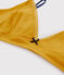 Sujetador triangula de mujer amarillo BOUDOR