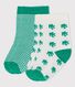 Juego de 2 pares de calcetines de bebé