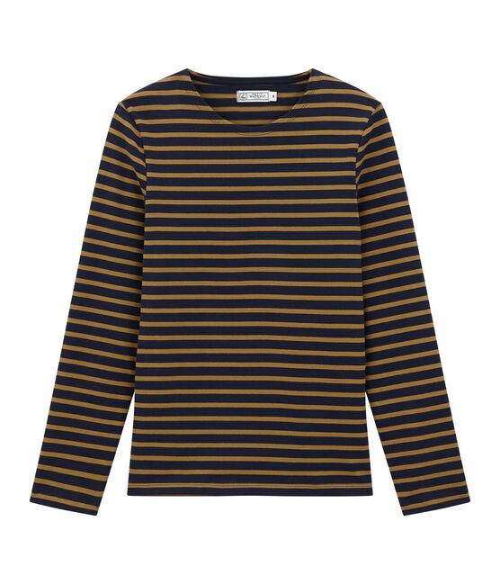Marinera icónica para hombre azul SMOKING/marron BRINDILLE