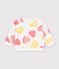 Sudadera de algod&oacute;n con estampado de corazones para beb&eacute; blanco/multicolor
