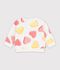 Sudadera de algod&oacute;n con estampado de corazones para beb&eacute; blanco/multicolor