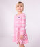 Vestido infantil de manga larga de algodón rosa BOUDOIR/ MILK