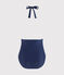Traje de baño de 1 pieza ecorresponsable para mujer azul SMOKING