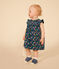 Vestido sin mangas de jersey ligero de bebé azul MEDIEVAL/blanco MULTICO