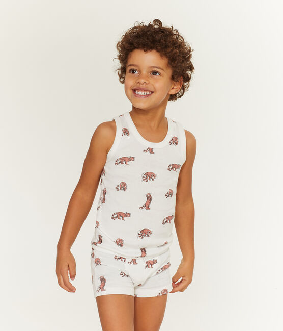 Lote de tres camisetas de tirantes de algodón ecológico para niño variante 1